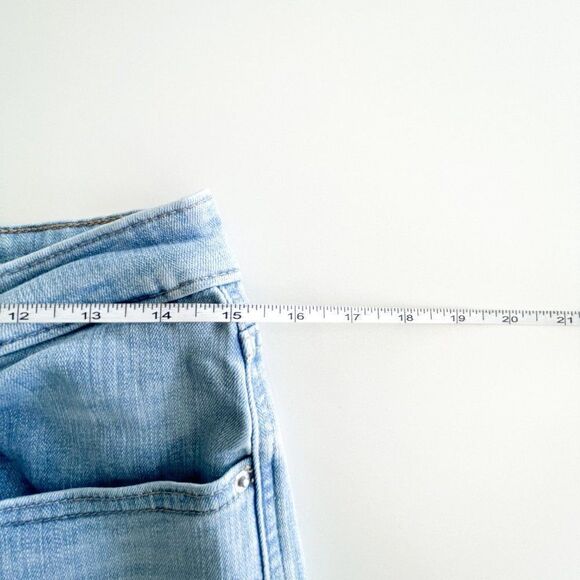 Levi's Women's Jeans Button Front 721 High Rise Ankle Skinny Light Blue Size 30 - Picture 10 of 13